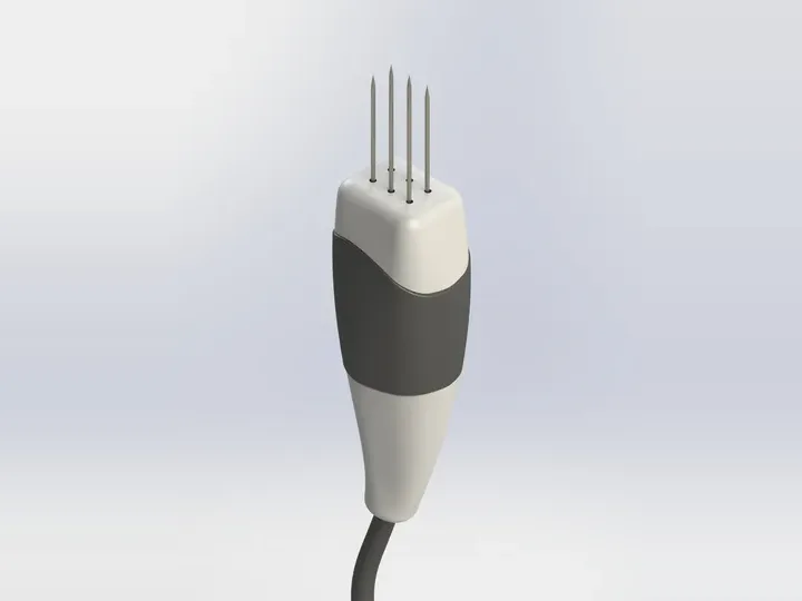 Electrodo BT-R64 de 6 agujas para OncoPore